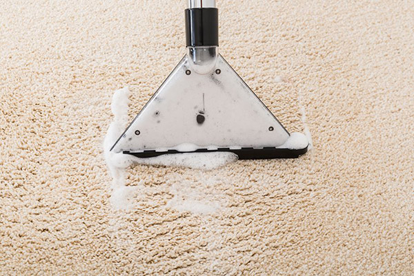 Steam carpet cleaning